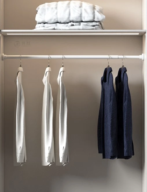 Shower Curtain Rod No Drill Tension Wardrobe